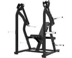Tunturi Platinum Shoulder Press Krachtstation -Fitnessmachine voor schouder training - Plate loaded homegym - 200 kg maximaal gewicht - V-series