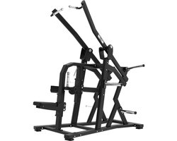 Tunturi Platinum Wide Lat Pulldown Krachtstation - Fitnessapparaat voor rugtraining - Plate loaded homegym - 200 kg maximaal gewicht - V-series