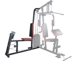 Uitbreidbaar Krachtstation Multistation Fitnessstation Home Gym met 65 kg Gewichten