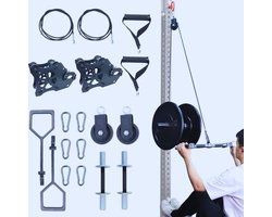 Uniek Katrolsysteem Voor Gym: Accessoires Voor Power Rack & Smith Machine – Ideaal Voor Crossover - Bankdrukken & Squats