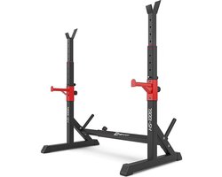 Verstelbare Squat Rack Halterbank Standaard voor Krachttraining tot 250 kg