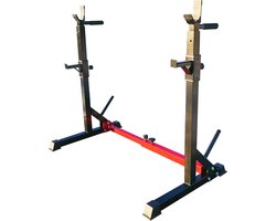 Verstelbare Squat Stand en Dip Station voor Thuis Fitness - Krachttraining en Gewichtheffen