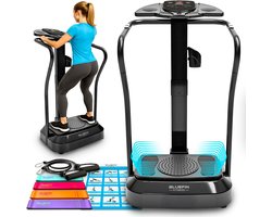 Vibration Plate Pro Model – Upgrade Design met Silent Motors – Trilplaat met Ingebouwde Luidsprekers – Fitness & Spiertraining voor Thuis