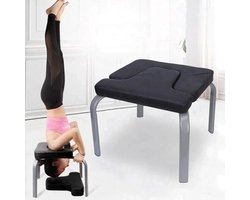 Yoga Stoel - Yoga Kruk - Hoofdstandbankje - Omgekeerde Stoel - Hoofdstand - Zwart