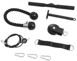 Zimoros Cable Pulley Set – Verstelbaar Fitness Kabel Systeem – Katrol Machine voor Lat Pulley, Triceps, Workout & Thuis Gym
