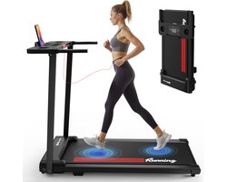 2-in-1 Opvouwbare Loopband – Hardloopband – Wandelloper – Fitnessapparaat – Elektrische Loopband – Krachtige 2.0 PK Motor – Compact Ruimtebesparend Design