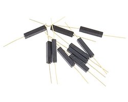 20x Reed Switch Normaal Open Magnetische Inductie Schakelaar Plastic Anti-Interferentie 100V voor Loopband en Breaker 2.5X14mm