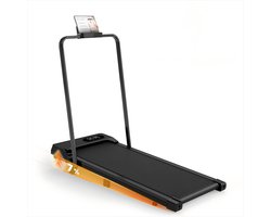 3 in 1 Opvouwbare Loopband - Loopband met 7% helling - Wandelpad 1-8 km/u verstelbaar - motor 2,5 pk - Oppervlak 38,5 x 94 cm - Zwart