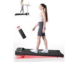 4-in-1 loopband - Loopband met 5% helling - 1-8 km/u instelbaar - LED-display - Oppervlak 39 x 94 cm - tot 130 kg - Zwart