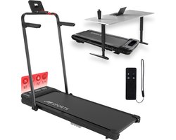 AJ-Sports Loopband - 1 tot 12 km/u - Walking pad - Loopband inklapbaar - Wandelband - Hardloopband - Treadmill - Extra Krachtige 2.0 PK Motor - 12 Programma's - 99% Voorgemonteerd - De perfecte Loopband voor onder het Bureau - Fitness - Sport