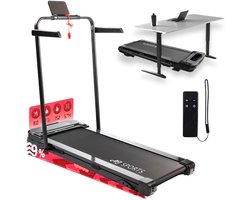 AJ-Sports Loopband Met Helling - 1 tot 12 km/u - 9% Helling Functie - Hardloopband - Walking pad - Wandelband - Treadmill - Extra Krachtige 2.5 PK Motor - Inklapbaar - 12 Programma's - 99% Voorgemonteerd - Fitness - Hyrox