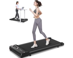 AMA® Wandelband - Loopband - Loopbanden voor thuis - 2-in-1 loopband - Zwart - 109x 54.5x11.5cm