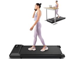 Amolass - Loopband - Wandelband - Voor thuis - Fitness - Elektrisch - 1 t/m 6km/u - Loopoppervlak 90x39cm - Voor onder Bureau