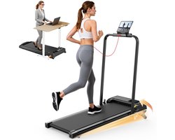 AOVOPRO FT52 Inklapbare Loopband voor Thuis met Helling – Stille Walking Pad met App, 2.5HP Motor, Loopband Inklapbaar voor Onder Bureau, 1–12 km/u