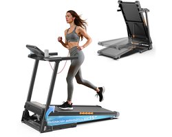 AOVOPRO FT61 Elektrische Loopband voor Thuis – Opvouwbaar – 3.0 PK Motor – 13,5 km/u – Verstelbare Hellingshoek tot 15% – LED Display