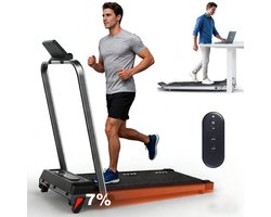 AOVOPRO P100PRO Elektrische Loopband voor Thuisgebruik — 1-10 km/h — 2.5HP — Hellingshoek Verstelling — LED Display