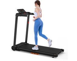 BLOSSOM Elektrische loopband inklapbaar met armleuningen - 1–12 km/u - LCD display met 12 programma's - 3 modellen - Bekerhouder - Veiligheidssleutel - zwart