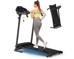 Bureauloperband voor thuisgebruik, compacte bureauloperband voor draagbare loopbanden, 2-in-1-loopband voor wandelen, hardlopen en joggen, loopband met een draagvermogen van 120 kg