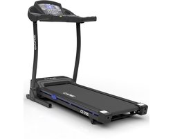 CARE CT-705-3 - Opvouwbare en connected loopband - Maximale snelheid 16 km/u - 12 programma’s - Gemotoriseerde helling tot max. 12% - Voor thuisgebruik