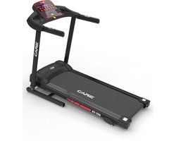 CARE CT-735-2 - Connected en opvouwbare loopband - Maximale snelheid 14 km/u - 12 programma’s - Handmatige helling met 3 niveaus - Voor thuisgebruik - Rood/Blauw