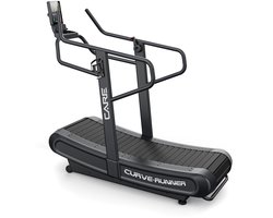 CARE CURVE RUNNER - Gebogen en connected loopband - 4 handmatige weerstandsniveaus - 8 programma’s - Voor gebruik in de sportschool of thuis