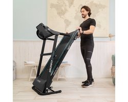 Cecotec Opvouwbare loopband DrumFit WayHome 1400 Sprint. 900 W, 1 tot 14 km/u, 12 vooraf gedefinieerde programma`s, LCD-bedienin