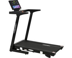 Christopeit Loopband Inklapbaar TM 4000 S – krachtig, ruimtebesparend tot 130 kg en 16 km/u - 1,5 HP