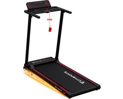 CITYSPORTS WP9 loopband - loopband voor thuis met helling- opvouwbare loopband tot 12 km/u- met LED-display loopbandbureau