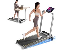 CLGP® Loopband Inklapbaar - Hometrainer Elektrisch - Walking Pad Fitness - Grijs