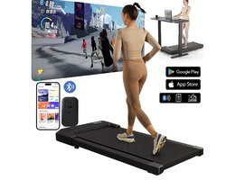 CYRO - Loopband - Loopbanden voor Thuis - Wandelband - 2 in 1 Werken en Lopen - App besturing - Bluetooth - Max. 6 km/u - Zwart