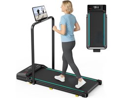 DnA® Loopband Inklapbaar - Loopband Inklapbaar Met Helling - Loopband - Zwart - 113cm x 49cm x 11cm