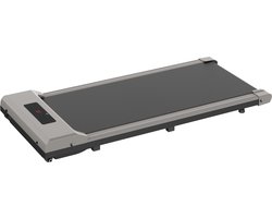 Draagbare loopband - Elektrische loopband - 1-10 Km/u Aanpasbare snelheid - Met LED-scherm en transportwielen - Grijs