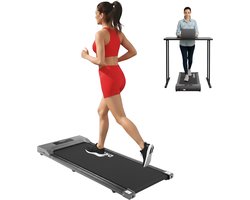 Dreaver 2-in-1 Loopband 1-6km/u - Inclusief Beschermmat & E-book - Hardloopband - Treadmill - Wandelband - Walking pad - Voor Thuis - Elektrisch