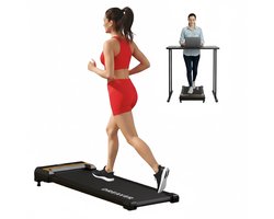 Dreaver 2-in-1 Loopband 1-6km/u met 7% Hellingsfunctie - Inclusief Beschermmat & E-book - Hardloopband - Treadmill - Wandelband - Walking pad - Voor Thuis - Elektrisch