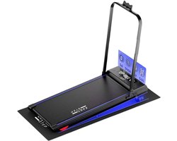 Easystep V10h - Loopband 1-6 km/h met 9% hellingshoek in 3 standen - Incl. Dempende Vloermat - Opvouwbaar & Inklapbaar - Wandelband Elektrisch - Walking Pad past onder Bureau - Renband Fitness - Opvouwbare Loopbanden - Walkingpad