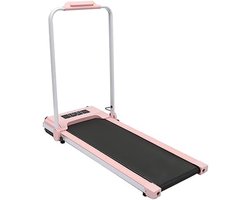 Elektrische Loopband - Inklapbaar Thuis - Fitnessapparaat - Stille Motor - LED Display -Schokdemping - Roze
