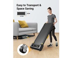 Eszenzics™ Loopband Inklapbaar - Elektrisch - Fitness - Afstandsbediening - 1-6 km/h - Tot 120 kg - LED display - Schokabsorberend - Kracht en stil