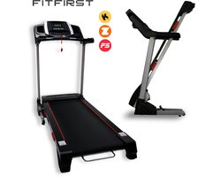 FitFirst® Sprinter 1-16 km/u - Extra Stabiel - Hellingshoek tot 15% - Loopband met Apps en Speakers - Kinomap, Zwift & Fitshow - Loopband inklapbaar