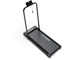 Fithlon Xfold Loopband 2.0 - Treadmill - 1-12km/u - Inklapbaar - Wandelband - Opvouwbare Loopband - Elektrische Loopband - Afstandsbediening - Telefoonhouder - Tablethouder