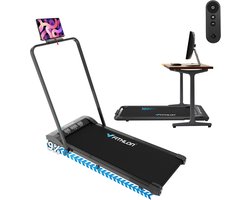Fithlon Xfold Loopband - Treadmill - 1-12km/u - Inklapbaar - Met Helling - Wandelband - Opvouwbare Loopband - Elektrische Loopband - Afstandsbediening - Telefoonhouder - Tablethouder