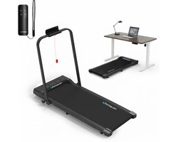 Fithlon Xfold Loopband - Treadmill - 1-12km/u - Inklapbaar - Wandelband - Opvouwbare Loopband - Elektrische Loopband - Afstandsbediening - Telefoonhouder - Tablethouder