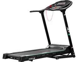 Focus Fitness - Jet 2 - Loopband - 36 Trainingsprogramma's - 2 Hellingshoek niveaus - Tot 13 km/h