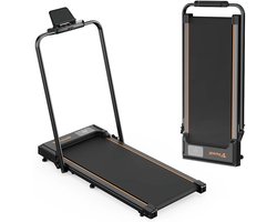 Formill - FT51 2-in-1 Loopband – Leuning - Fitness – Treadmill - Tot 10 km/u – Inklapbaar - Opvouwbaar -LCD Display - Geen Installatie Nodig – Thuisfitness Zonder Gedoe