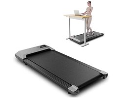 Formill Loopband - Inklapbaar loopband Elektrisch met armleuningen, 1-6 km/u - met afstandsbediening en LCD-display - Walkingpad - Treadmill - Zwart