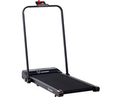 Foxsport Loopband - voor thuis - Inklapbaar - 1-10km/u - Met afstandsbediening en LCD-scherm - Met armleuningen - Met Tablethouder en Afstandsbediening - Met wielen - Makkelijk opbergen - Wandelband - Treadmill - Walking Pad - Belastbaar tot 100 kg