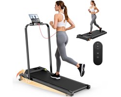 FT52 Loopband Met App, Hellingshoek 0-6%, Snelheid 1-12 km/u, 2,5 pk, Draagvermogen 120 kg, Met Bluetooth en Draadloze Afstandsbediening.