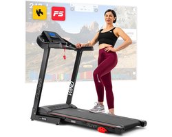 Hop-Sport Loopband HS-1000LB – Elektrische Hardloopband met 12 Programma’s, 2.0 HP Motor, 14 km/u & Bluetooth – 150 kg Max. Belastbaar