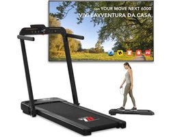 Inklapbare Elektrische Loopband 16 km/u - 3-in-1 voor Thuis Trainen, Ruimtebesparend met Bluetooth en Interactieve Apps