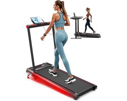 Inklapbare Loopband met 5% Helling – 2,5 PK Stille Motor – Tot 150 kg – Compact & Draagbaar voor Thuis en Kantoor
