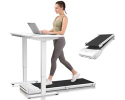 Kingsmith WalkingPad C1 Loopband - inklapbaar- walking pad opvouwbaar -lichtgewicht loopband voor thuis en bureau - Wit- snelheid 1-6 km/u met afstandsbediening - geen montage vereist- foldable